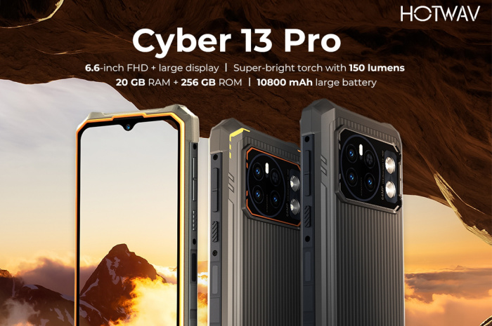 Super Canggih! HP Hotwav Cyber 13 Pro Tawarkan RAM 20 GB dan Baterai 10800 mAh, Padahal Harga Cuma Segini