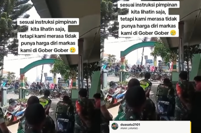 Viral, Aksi Geber Motor Sekelompok Pengendara di Depan Markas TNI, Dianggap Sebagai Respon Sebelumnya?