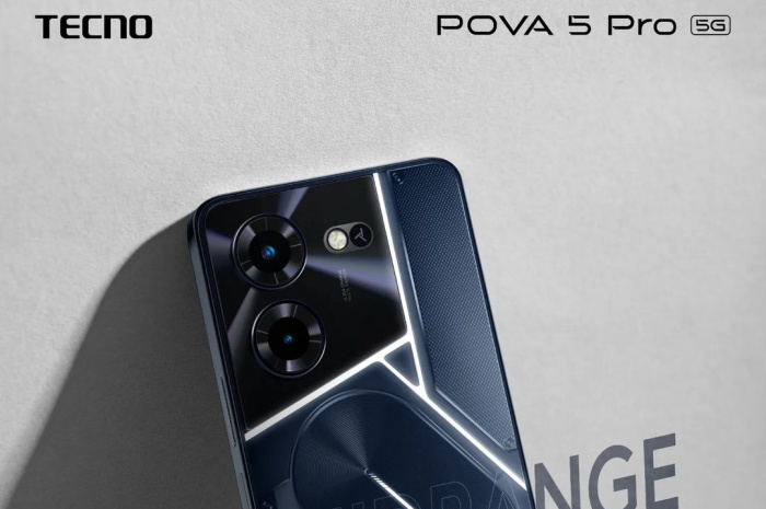 Turun Harga di Awal 2024! HP Tecno POVa 5 Pro 5G Bawa Chipset MediaTek 6080 dan Fast Charging 68 W