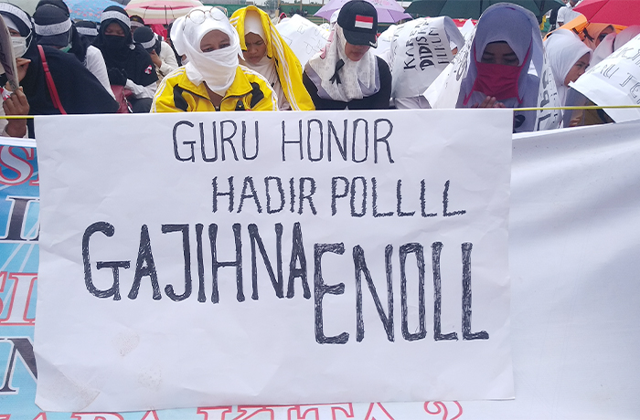 Curhat Guru dan Tenaga Honorer di Sukabumi, Minta Pemerintah Sediakan 10.000 Formasi PPPK