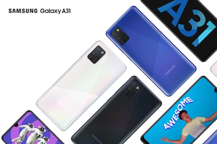 Cek Harga Terbaru Hp Samsung Galaxy A31, Harga 2 Jutaan Pakai Chipset MediaTek MT6768, Baterai Tahan Lama!