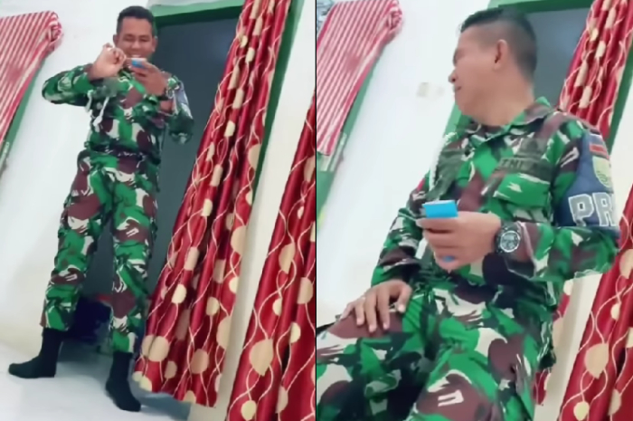 Momen Haru Seorang Prajurit TNI saat Tahu Istrinya Hamil, Warganet Ikut Bahagia: Semangat Pejuang Garis Dua
