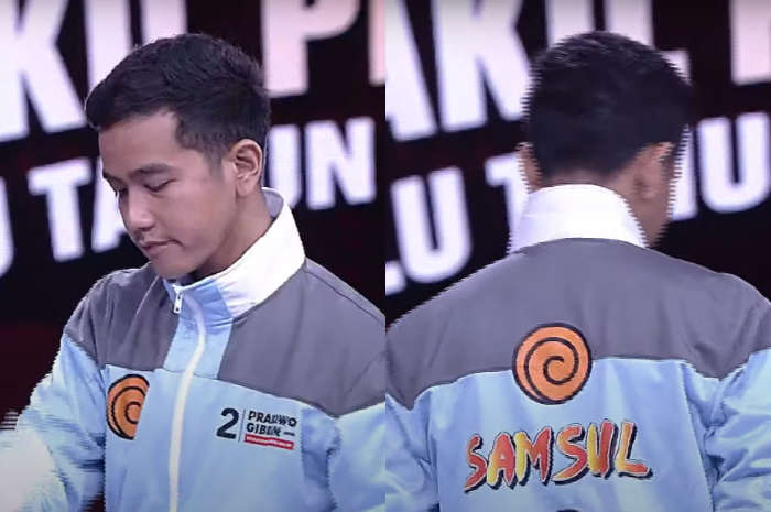 Gesture Gibran Rakabuming kepada Mahfud MD dalam Debat Cawapres 2024: Menunduk-nunduk Cari Jawaban