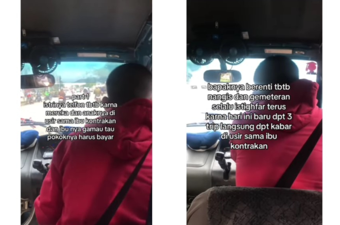 Istrinya Diusir dari Kontrakan, Sopir Bajaj Menangis saat Antar Penumpang, Warganet: Modus Penipuan Ini