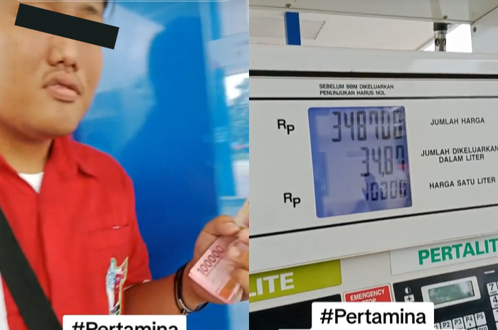 Jumlah BBM Tidak Sesuai Harga, Pria Cekcok dengan Operator SPBU, Netizen: Mending Pakai Debit Card