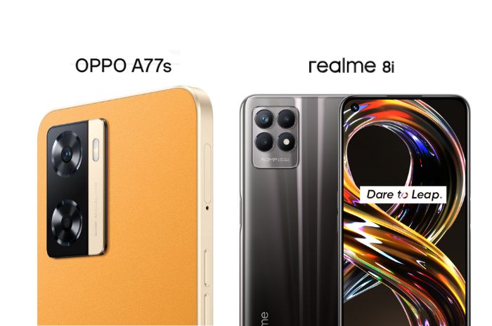Realme 8i vs OPPO A77s, Harga Beda Sedikit, Bagaimana soal Spesifikasinya?