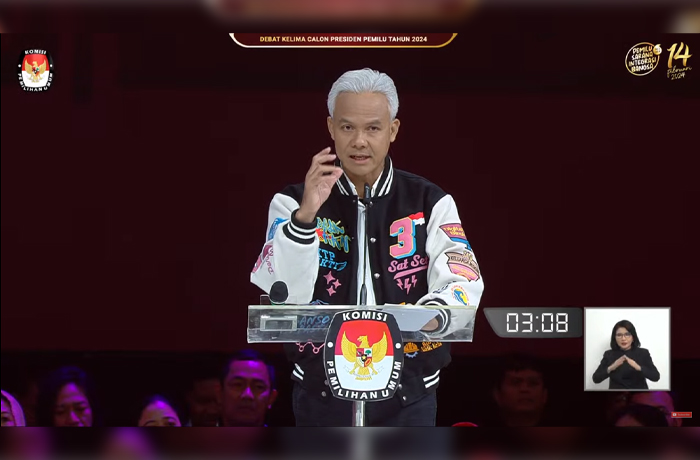 Debat Terakhir Capres Pemilu 2024, Ganjar Pranowo Dapat Aduan Soal UU Cipta Kerja