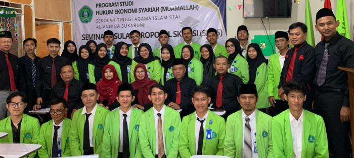 Menjelang Bulan Ramadhan, STAI Al Andina Sukabumi Laksanakan Seminar Usulan Proposal Skripsi Gelombang Pertama
