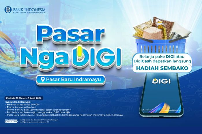Bank bjb Hadirkan Pasar NgaDIGI, Belanja ke Pasar Dapat Hadiah 