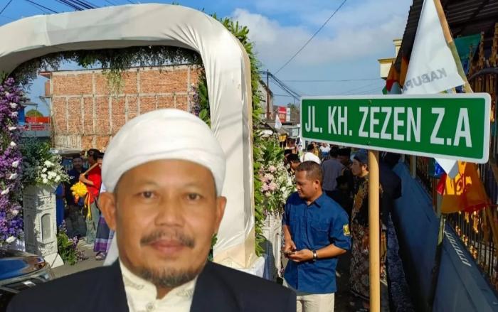 Nama Ulama Kharismatik Resmi Jadi Pengganti Nama Jalan Pondok Halimun Sukabumi 
