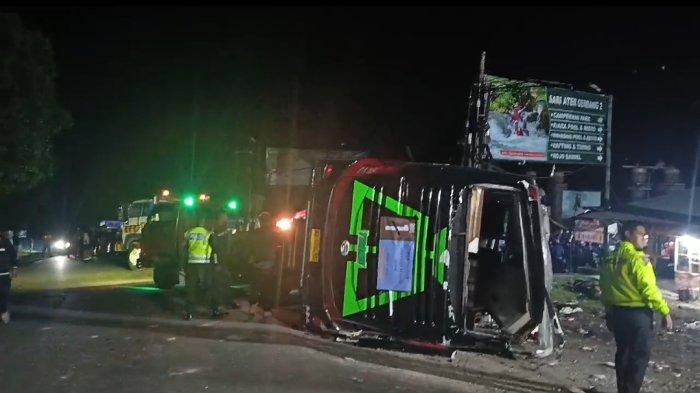 Bus Rombongan SMK Asal Depok Kecelakaan di Subang, 1 Guru, 9 Siswa, dan 1 Warga Lokal Tewas