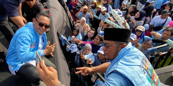Kampanye Akbar di GOR Kadrie Oening Samarinda, Rudy Mas’ud Ajak Warga Kaltim Menjemput Kemenangan