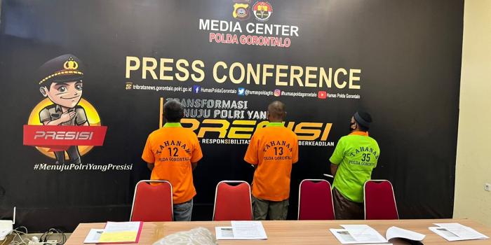 Aktivitas PETI Dibongkar Polda Gorontalo, 3 Terduga Pelaku Terancam 5 Tahun Penjara dan Denda 100 M