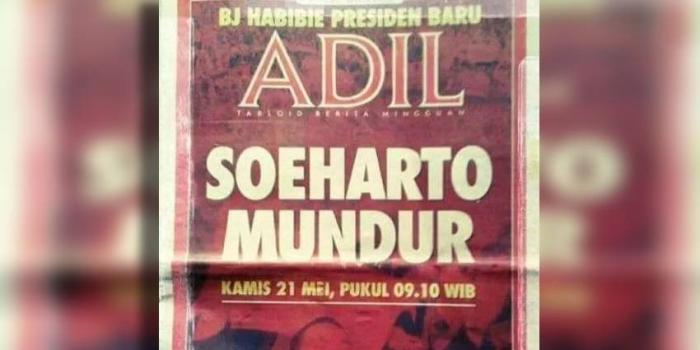 Foto-Foto Berita Media 27 Tahun Lalu: Kala Pak Harto Lengser pada 21 Mei 1998