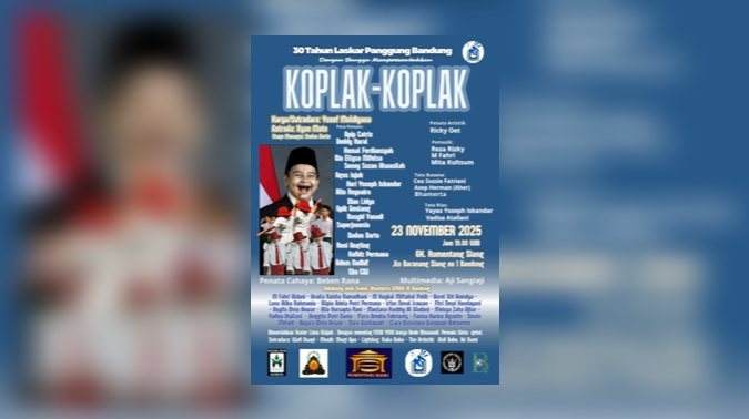 Tandai Eksistensi 3 Dekade, LPB Pentaskan “Koplak-Koplak” di Rumentang Siang Bandung Minggu Pekan Depan