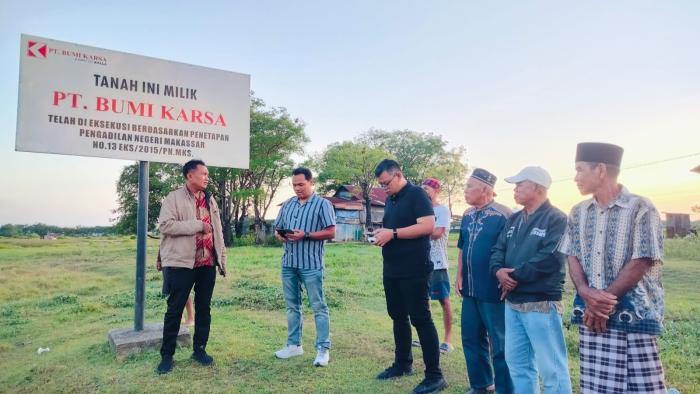 Tindaklanjuti Laporan terhadap PT Bumi Karsa-Kalla Grup, Tim Bareskrim Polri Tinjau Tanah Labbai di Makassar